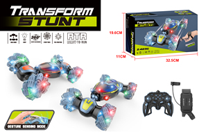 Chất Lượng Cao 2.4G Dual Side 4X4 <span class=keywords><strong>RC</strong></span> Diễn Viên Đóng Thế Xe Cho Trẻ Em Kim Loại Điều Khiển Vô Tuyến Đồ Chơi Tay Chuyển Động Cử Động Cảm Biến Âm Nhạc Hiệu ứng Ánh Sáng - Product Image 4