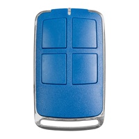 Télécommande de porte coulissante ou battante en plastique étanche multicolore à code fixe et code roulant 280-868 MHz