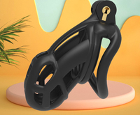 Cage de chasteté masculine en résine, moulée en une seule pièce, faite à la main, design 3D, vente en gros