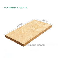 Panneau de contreplaqué orienté Jiarui, épaisseur personnalisée de première qualité 18 mm, panneau de particules stratifié en bois OSB