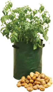 Set di 3 Sacchi per Coltivazione Patate in Plastica da 10 Galloni con Manici Laterali per Pomodori, Fragole e Altri Giardinaggio - Product Image 4