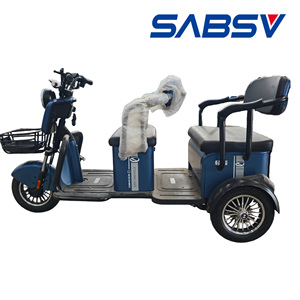 Tricycle électrique pas cher, neuf, 48V, rickshaw, carrosserie ouverte, taxi pour personnes âgées, capacité de 2 à 3 places, fabriqué en Chine - Product Image 3
