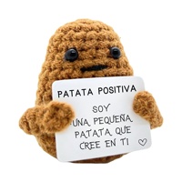 Poupées au crochet et jouets en peluche tricotés à la main, style pastoral, motifs pomme de terre, concombre, citrouille, joyeux, origine Chine, parfait