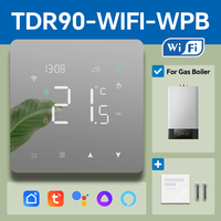 Nuevo Termostato de Pantalla Táctil para Caldera de Gas de Contacto Seco 3A con Función Programable de 7 Días
