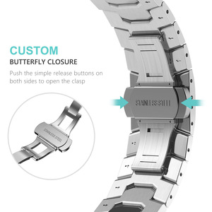 Bracelet de montre en acier inoxydable à motif Iron Man pour <span class=keywords><strong>Apple</strong></span> <span class=keywords><strong>Watch</strong></span> Series 10/9/8/Ultra (42-49mm) - Product Image 5