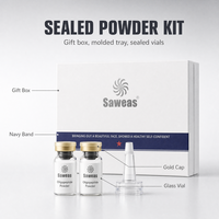 Sérum en poudre lyophilisée à l'oligopeptide d'acide hyaluronique, éclaircissant, hydratant et réparateur pour le soin de la peau du visage