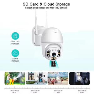 Cámara de Seguridad Exterior para el Hogar, CCTV, 2MP, <span class=keywords><strong>WIFI</strong></span>, PTZ, V380, Impermeable, Doble Lente, Audio Bidireccional, Visión Nocturna - Product Image 2