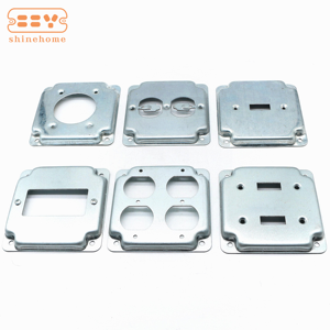 Cubierta de Caja de Conexiones Cuadrada de Acero Galvanizado de Alta Calidad y Durabilidad, Plana con Orificio de 3/4\", Clasificación IP66 - Product Image 6