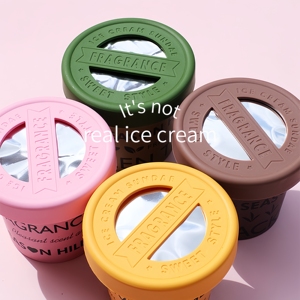 Bálsamo de aromaterapia sin llama, ambientador portátil compacto para coche y hogar, bálsamo aromático repelente de mosquitos perfumado para helado - Product Image 2