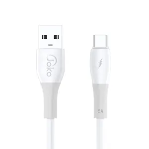 Joko Hot Selling Super Soft 1m OD 4.0 3.0A Fast Charging Data Cable for Type-C