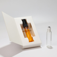 Flacons de parfum modernes de luxe de petite taille (2 ml, 3 ml, 5 ml) en verre borosilicate pour voyage, échantillons de parfum, impression sérigraphique