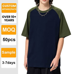 เสื้อยืดคอกลมทรงหลวม ผ้าคอตตอน 100% หนานุ่ม คุณภาพเยี่ยม รับสกรีนโลโก้ตามสั่ง ขายส่ง ปักลายได้ สำหรับผู้ชาย - Product Image 1