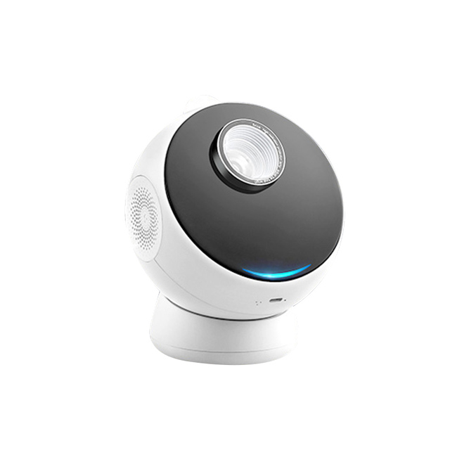 Bedroom Starry Sky HD Projection Lamp Wireless Speaker Music Playback Rechargeable Ambient Light 3D Visual Night Lights