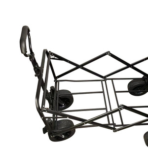 Caravana de cuatro ruedas para exteriores, remolque plegable, suministros de equipo portátil para picnic - Product Image 3