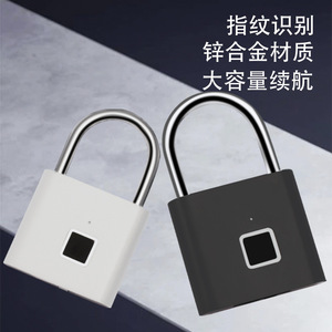 Sukepu – cadenas électronique avec capteur d'empreintes digitales, serrure de porte d'entrepôt extérieure, sécurité intelligente, petit et Portable - Product Image 2