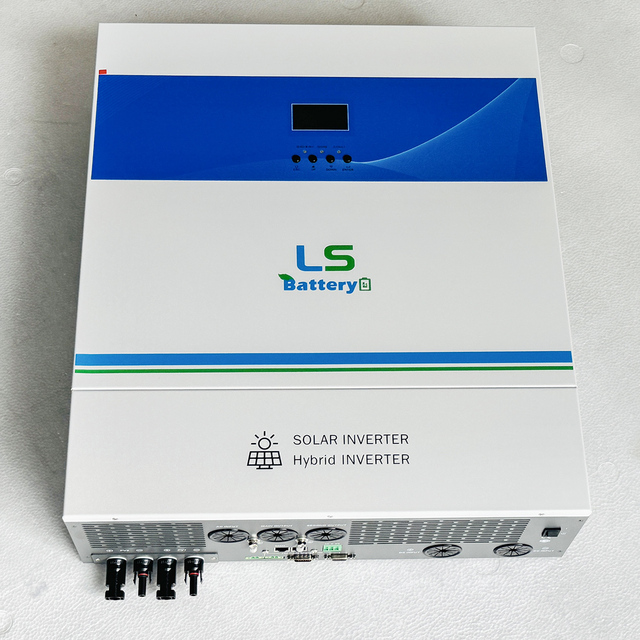 Factory Supply 11kW Solar Hybrid Inverter On-Grid Off-Grid Lithium Iron Battery MPPT for Home Use Power Conversion System (PCS)