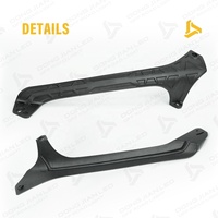 Soportes de Precisión de Aluminio para Barra LED en Pilar A para Jeep Wrangler JL JT 2018+ Accesorios de Soporte para Jaula Antivuelco de 52 Pulgadas Enlazables
