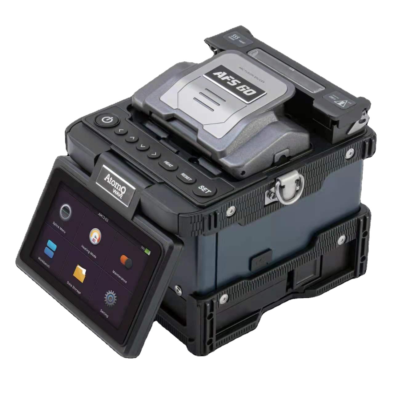 Fusion Splicer Hàn Quốc AFS-60 6 Động Cơ Nhanh Chóng Nối Lõi Để Lõi Alignment Sợi Nối Máy Cho Xương Sống Dự Án Lớn