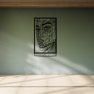 Art mural en métal pour femme, décoration murale en métal, panneau mural, décoration intérieure - Product Image 2