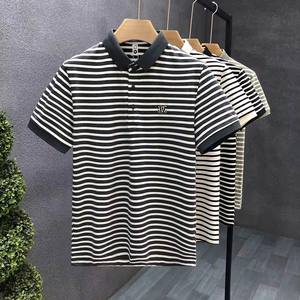 Polo brodé avec impression personnalisée pour homme, uniforme long et court en tissu foncé avec boutons <span class=keywords><strong>Boulevard</strong></span> - Product Image 5