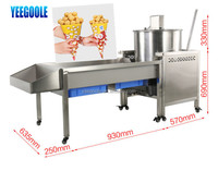 Machine à pop-corn en acier inoxydable de grande capacité, sécurité commerciale, avec machine de fabrication de poudre avec processus ce