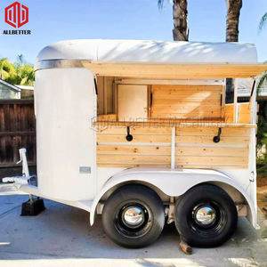 Penjualan Laris Trailer Restoran Cepat Makanan Truk Hot Dog Keranjang Es Krim Truk Salon Kereta Kopi Trailer Kuda - Product Image 2