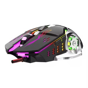 Mouse da Gaming Meccanico Wireless 2.4G BT Ricaricabile con Retroilluminazione RGB Economico per PC e Laptop per Giocatori - Product Image 1