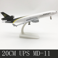 Cadeaux promotionnels chauds de Chine : Modèle d'avion MD-11 en alliage de 20 cm avec impression personnalisée