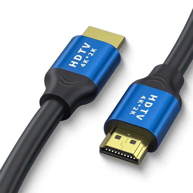 SYONG HDMI Cable - HDMI Male to Male V2.0 with Ultra HD 4K 60Hz 1080P Cord for PS5, PS4, Xbox One, Laptop, Monitor, Fire TV