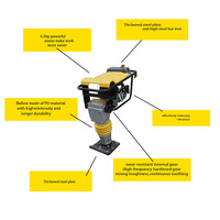 Prix usine 80 kg 6,5 CV Compacteur vibrant à essence pour espaces confinés avec CE EPA