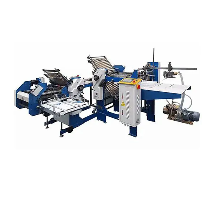 Automatic Combined Paper brochure Folding Machine with Mechanical Control Knife for Enterprise Use