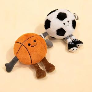 Sac de <span class=keywords><strong>sport</strong></span> avec petite décoration suspendue, mignon, en forme de poupée en peluche douce, rembourrée en coton PP, pour tennis, rugby, football, basketball, <span class=keywords><strong>golf</strong></span>, jouet de fête - Product Image 4