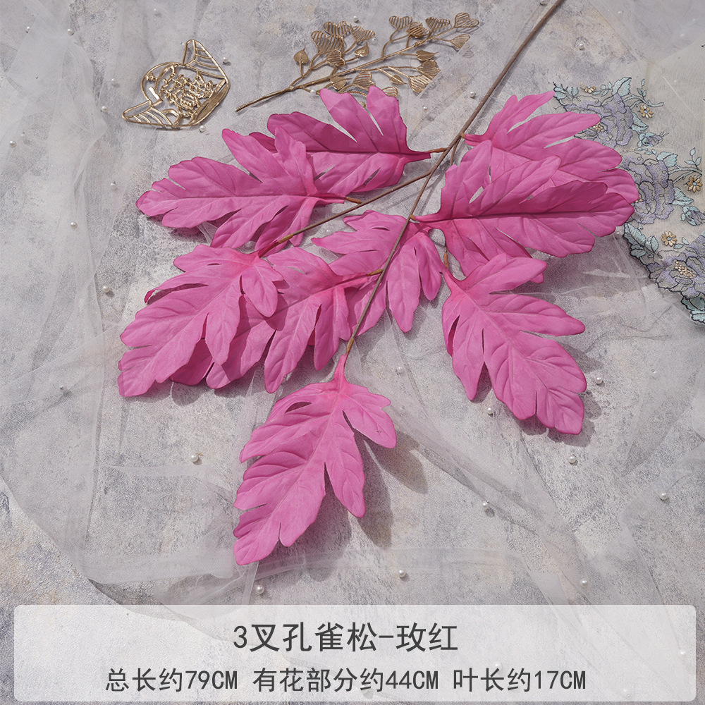 Pin paon fourchu XGM-3 - Rose rouge