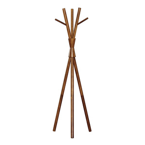 Porte-vêtements vertical simple en <span class=keywords><strong>bois</strong></span> massif, porte-vêtements de sol, porte-vêtements simple pour la chambre à coucher - Product Image 5