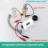 HLK en Stock sanitaire mâle salle de bain en céramique mat capteur automatique dispositif de rinçage urinoirs muraux