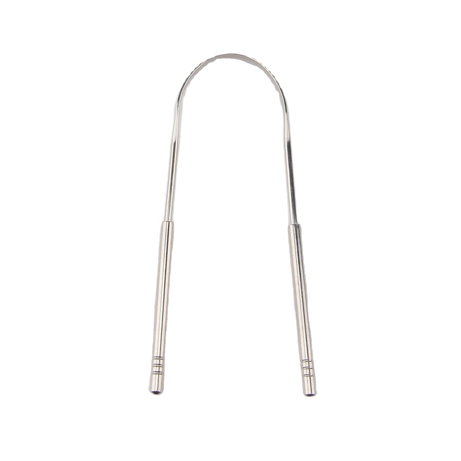 Food grade 304 stainless steel tongue scraper cleaner 3 colors