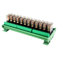 Module de relais SPDT transparent à 12 canaux Huaqingjun Hongfa, relais électromagnétiques 16A pour machine d'emballage