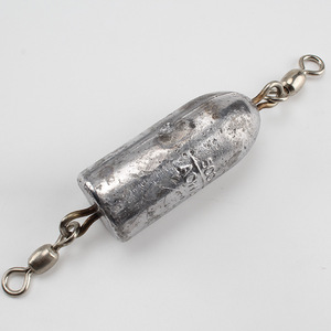 Plomada de pesca Aohu en forma de bala de 500g a 2kg para pesca en barco en el océano - Product Image 1