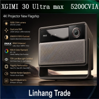 Projecteur laser triple couleur 4K XGIMI RS 30 Ultra Max 5500CVIA UHD, systèmes de cinéma maison, projecteur intelligent Android rs 20 ultra Max