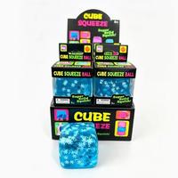 Cube Flocon de Neige 5,5 cm – Jouet Anti-Stress en Maltose à Presser – Cadeau Tendance pour Garçons et Filles – Jouet Sensoriel à Presser