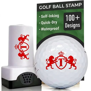 Tampon à bille de golf personnalisé avec logo, auto-encreur, imperméable, encre permanente, séchage rapide, marqueur de bille de golf - Product Image 1