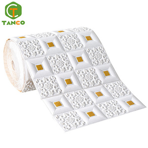 ใหม่ 3d pe โฟมสติ๊กเกอร์ติดผนังกาวตนเองตกแต่ง 3d ผนังวอลล์เปเปอร์เพดานวอลล์เปเปอร์ - Product Image 5