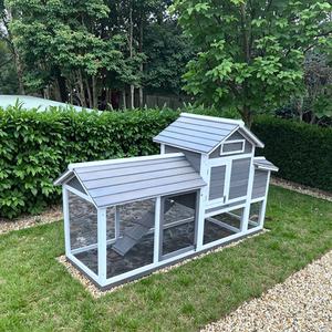 SDC035 SHUNDA Lussuoso Pollaio in Legno Massiccio Grande Gabbia da Esterno con Chiusura a Bottone Resistente alle Intemperie - Product Image 2