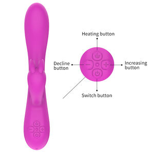 Style populaire double moteurs chauffant vibrant lapin clitoris sucer vibrateur pour femmes matures <span class=keywords><strong>gode</strong></span> sex toys - Product Image 6