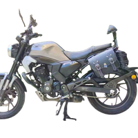 Sacs latéraux de moto en cuir noir de qualité supérieure pour Honda CBF190TR avec serrure externe, sacoche étanche