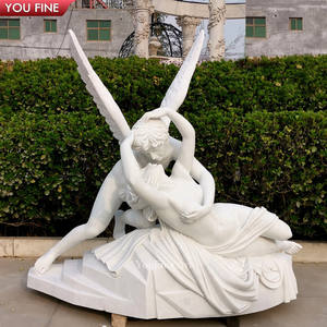 Sculpture des Trois Grâces en marbre sculpté à la main en pierre naturelle grandeur nature pour l'extérieur - Product Image 6