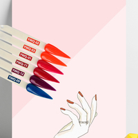 Poudre pigmentée pour nail art, poudre cristalline néon, poudre acrylique néon pour ongles