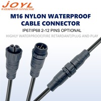 JOYL M16 Connecteur rapide push-pull mâle-femelle pour câblage interne de maison intelligente