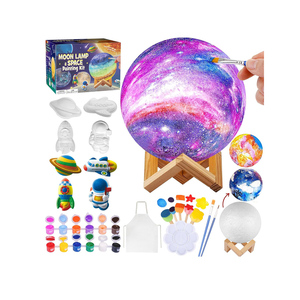 Paint Your Own Moon Lamp Kit Cool DIY 3D Space Moon <b>Night</b> <b>Light</b> Art Supplies and Crafts <b>for</b> <b>Kids</b> - Product Image 1