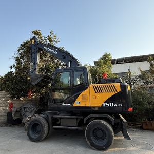 Alta eficiencia de trabajo Usado Hyundai 150W-9T Excavadora Cummins Engine 3M Rendimiento confiable incluye Motor Caja de cambios Venta Shanghai - Product Image 1